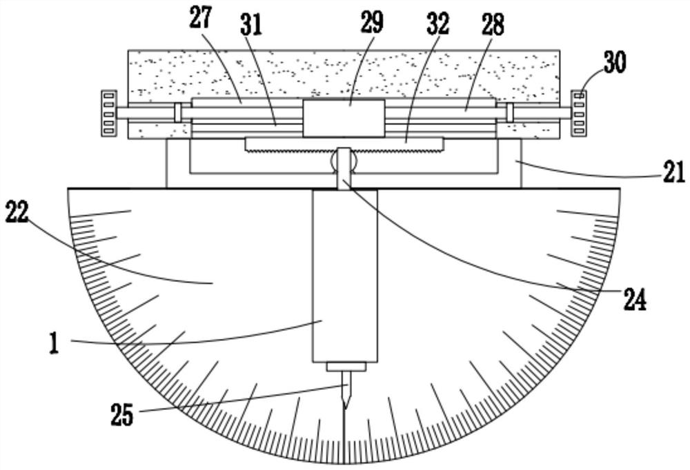 Portable foundation pit and side slope gradient control device and control method