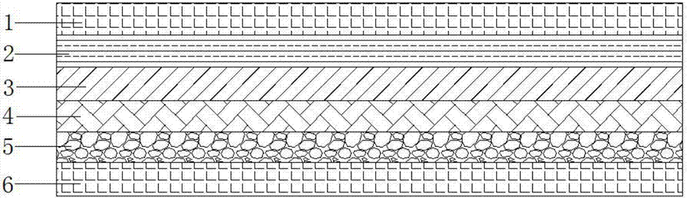 Non-woven fabric structure with waterproof and bacteriostasis functions