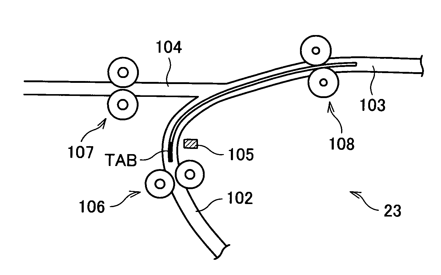 Sheet transporting device, sheet transporting method, and image recording device having the sheet transporting device