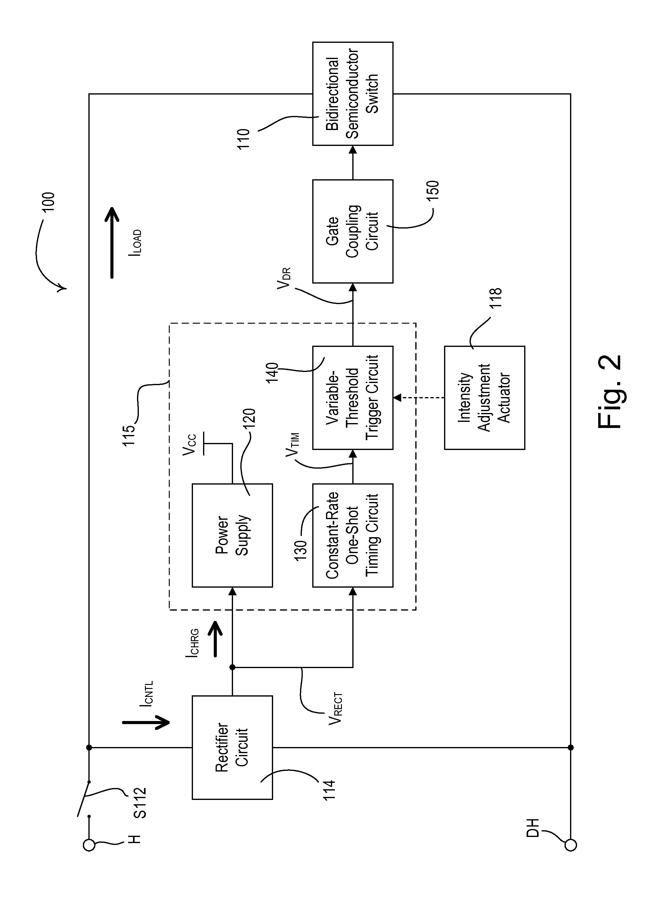 Two-wire load control device for low-power loads