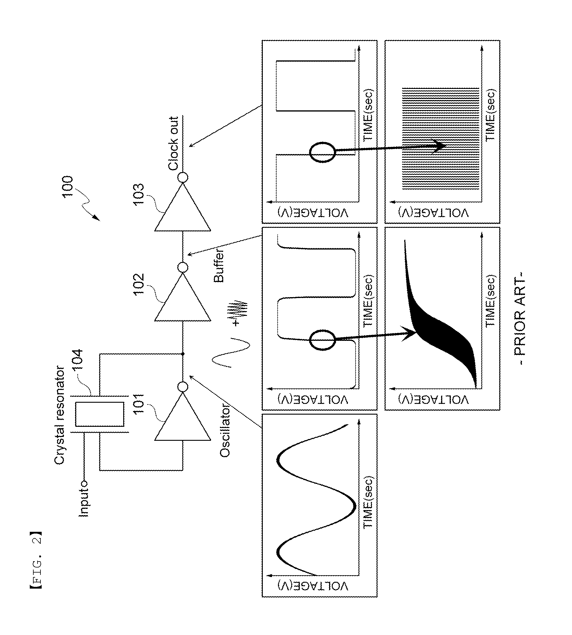 Clock generating circuit having parasitic oscillation suppressing unit and method of suppressing parasitic oscillation using the same