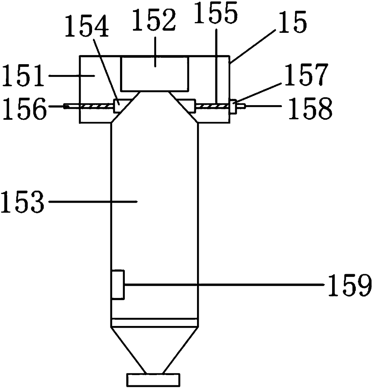 Medical examination sampling device and sampling method