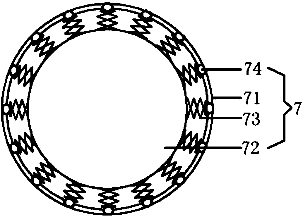 Medical examination sampling device and sampling method