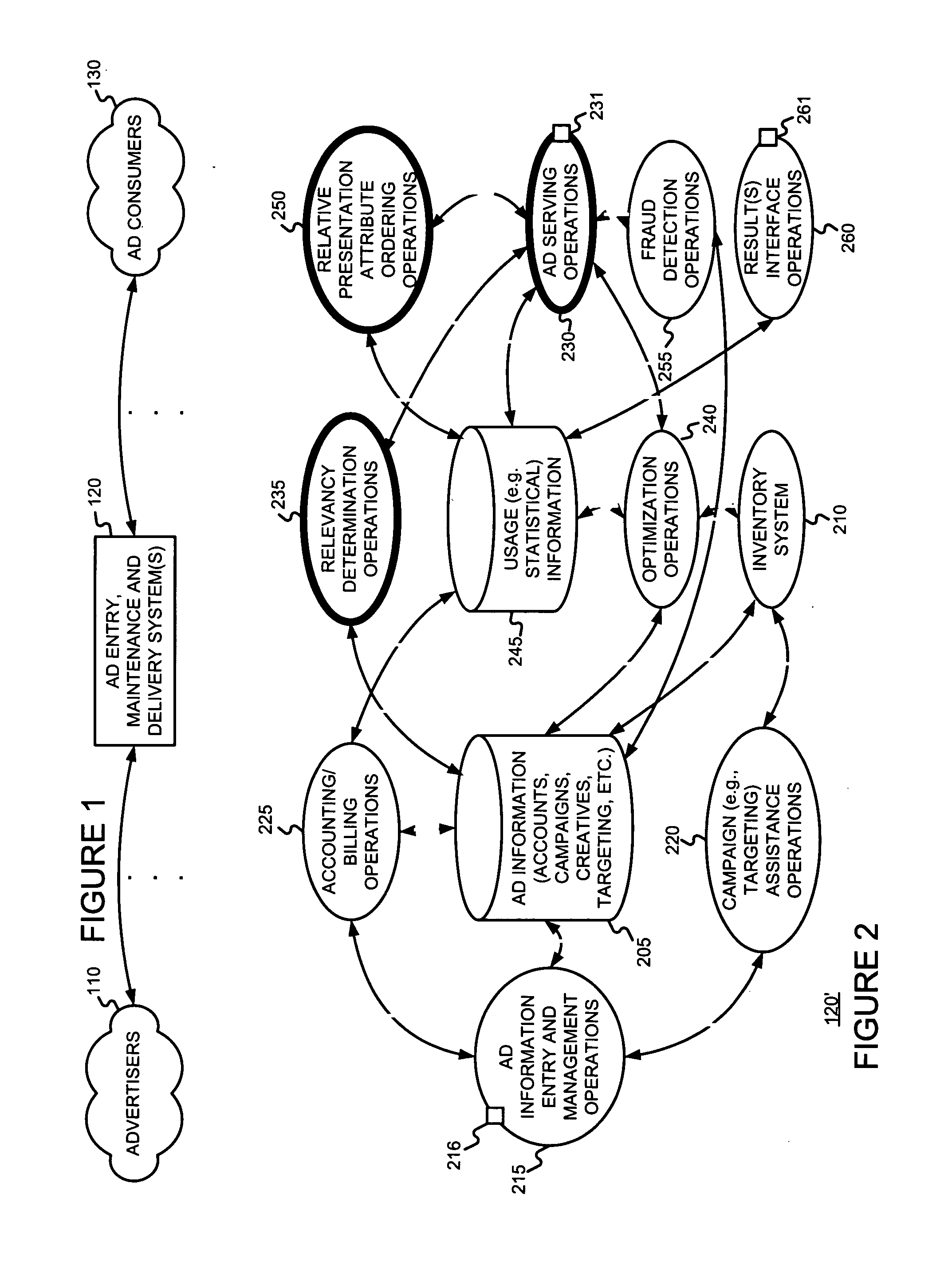 Generating user information for use in targeted advertising