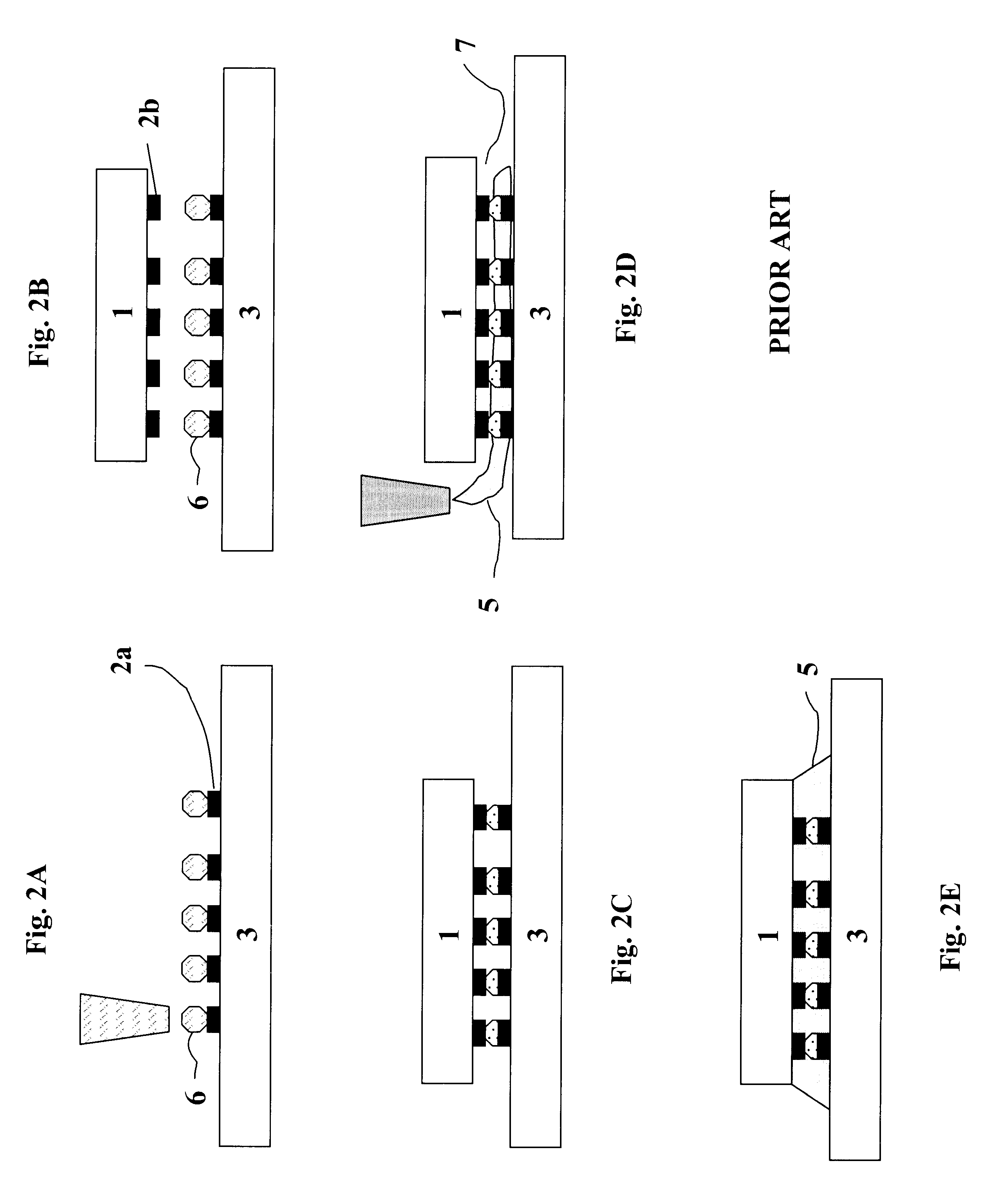 Flip-chip assembly of semiconductor devices using adhesives