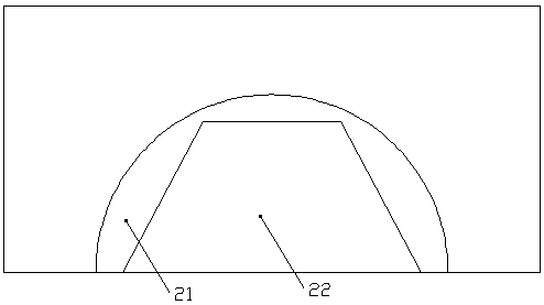 Flange assembling device for hollow composite insulator