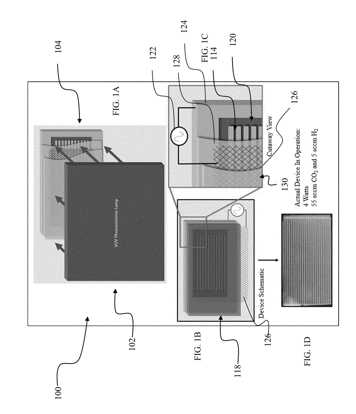 Hybrid photochemical/plasma reactor devices