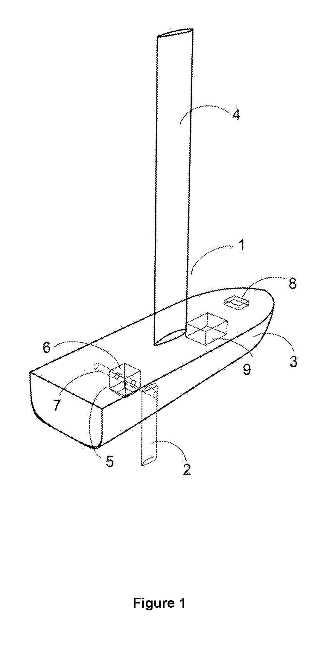 Internally actuated autonomous sailing buoy