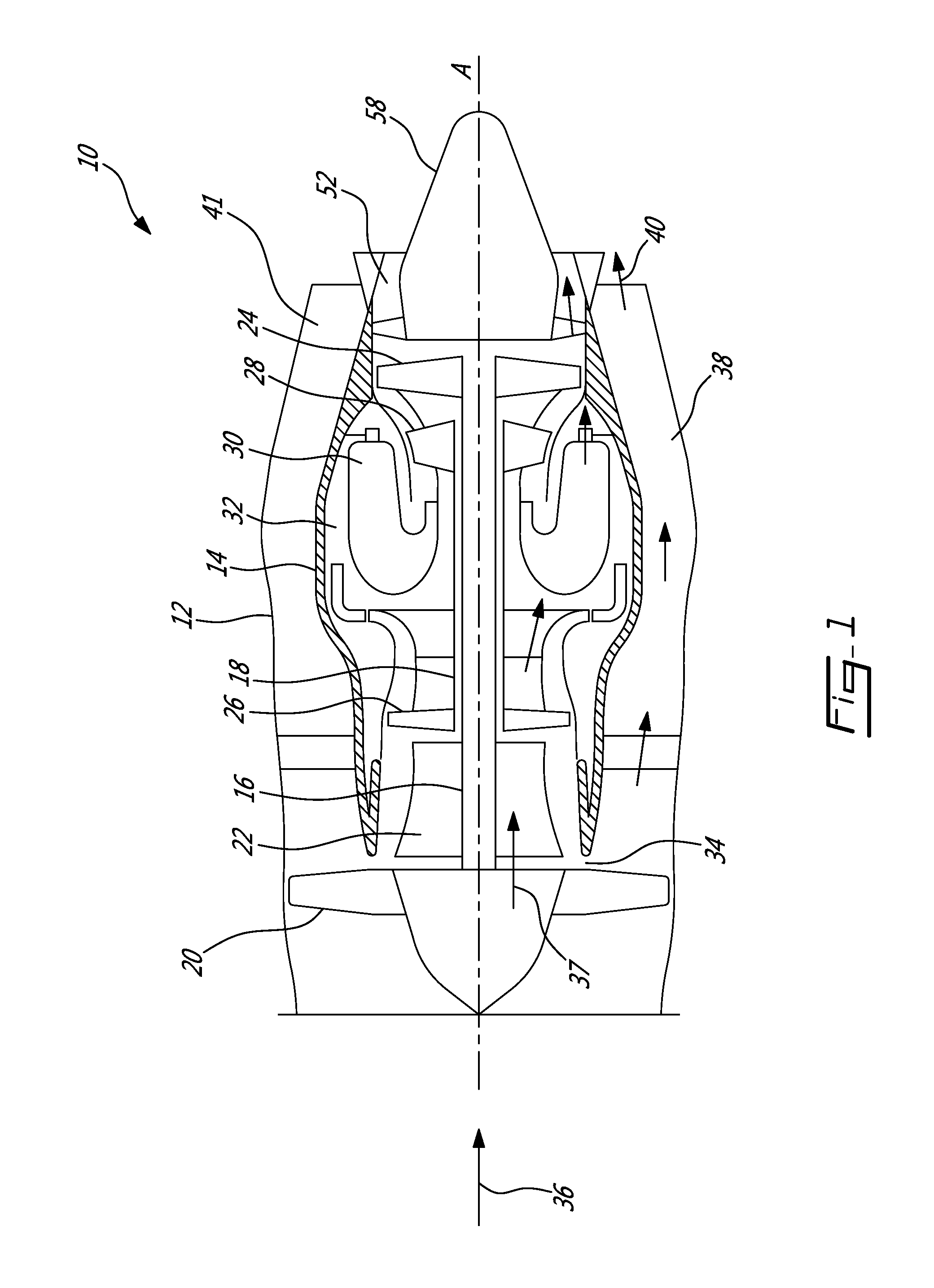 Air cooling design for tail-cone generator installation