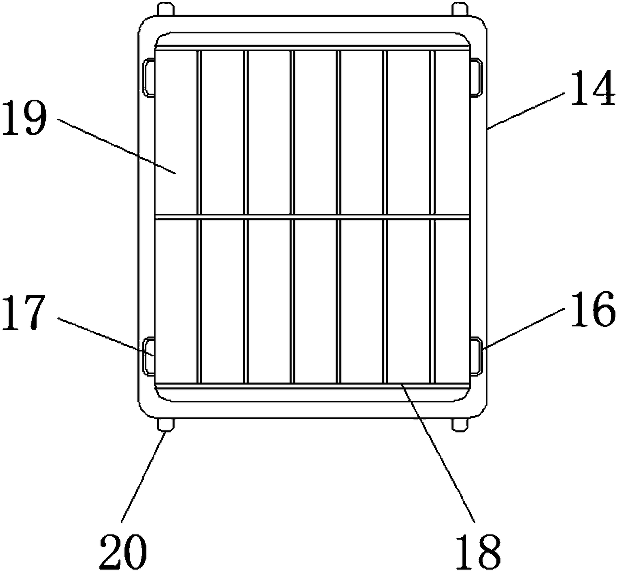 Reed leaf cooking and drying device with function of reed leaf damage prevention