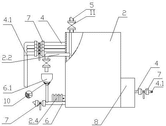 Oil-water separation device