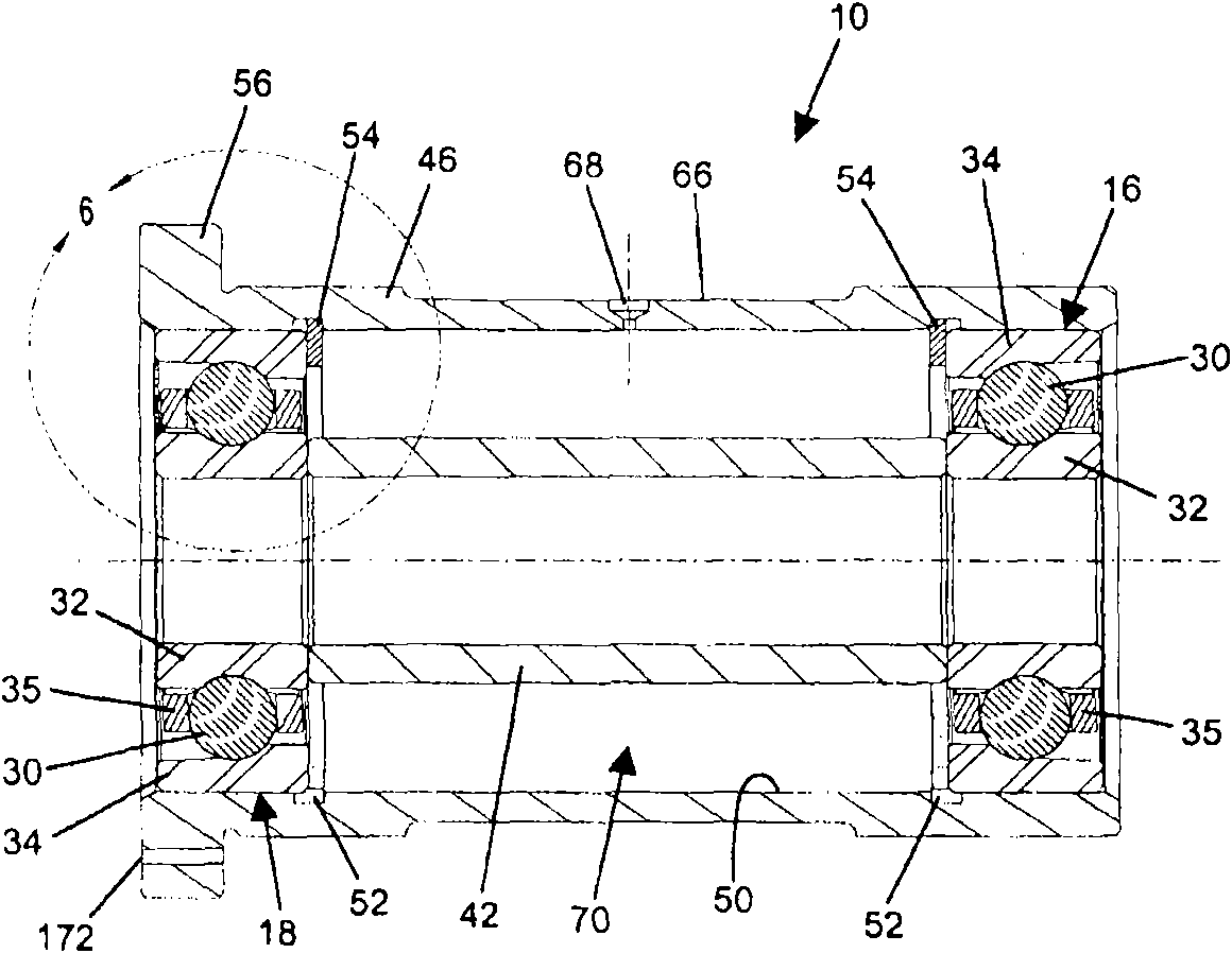 Floating bearing cartridge for a turbocharger shaft