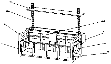 Hanging platform for hanging basket