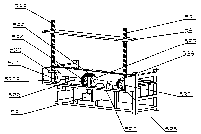 Hanging platform for hanging basket