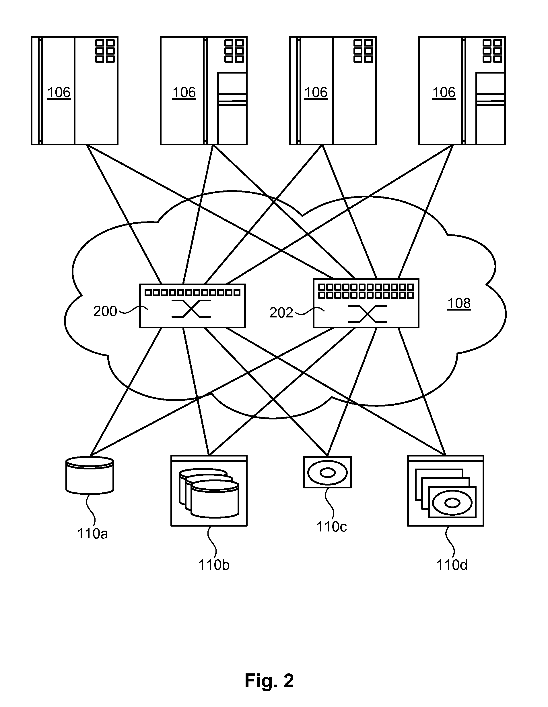 Differential caching mechanism based on media I/O speed