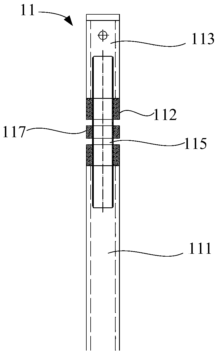 A curved panel processing tool and processing method