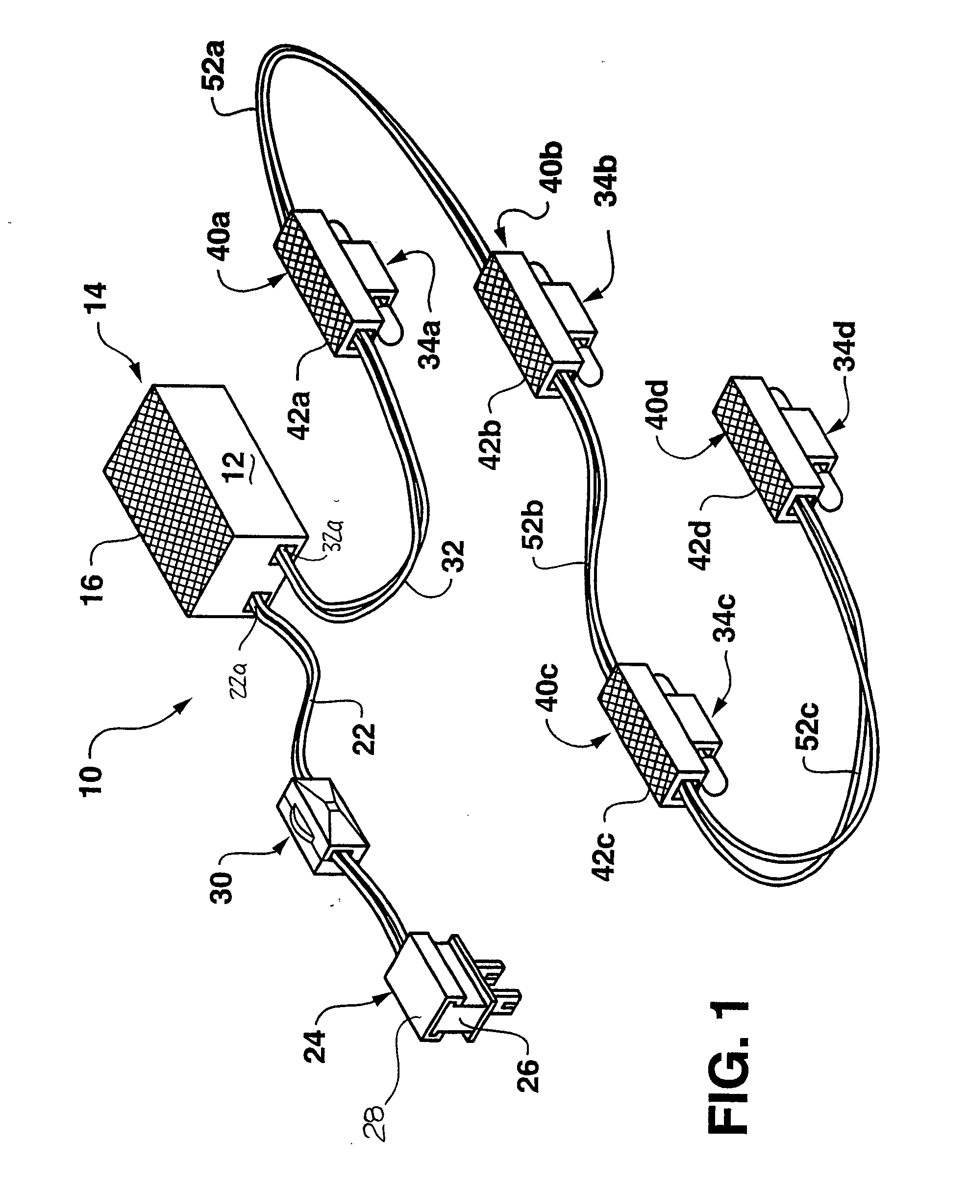 Low voltage luminaire assembly