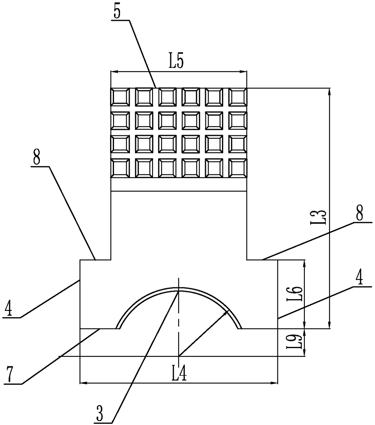 A machining method of trapezoidal threaded hole chuck claw