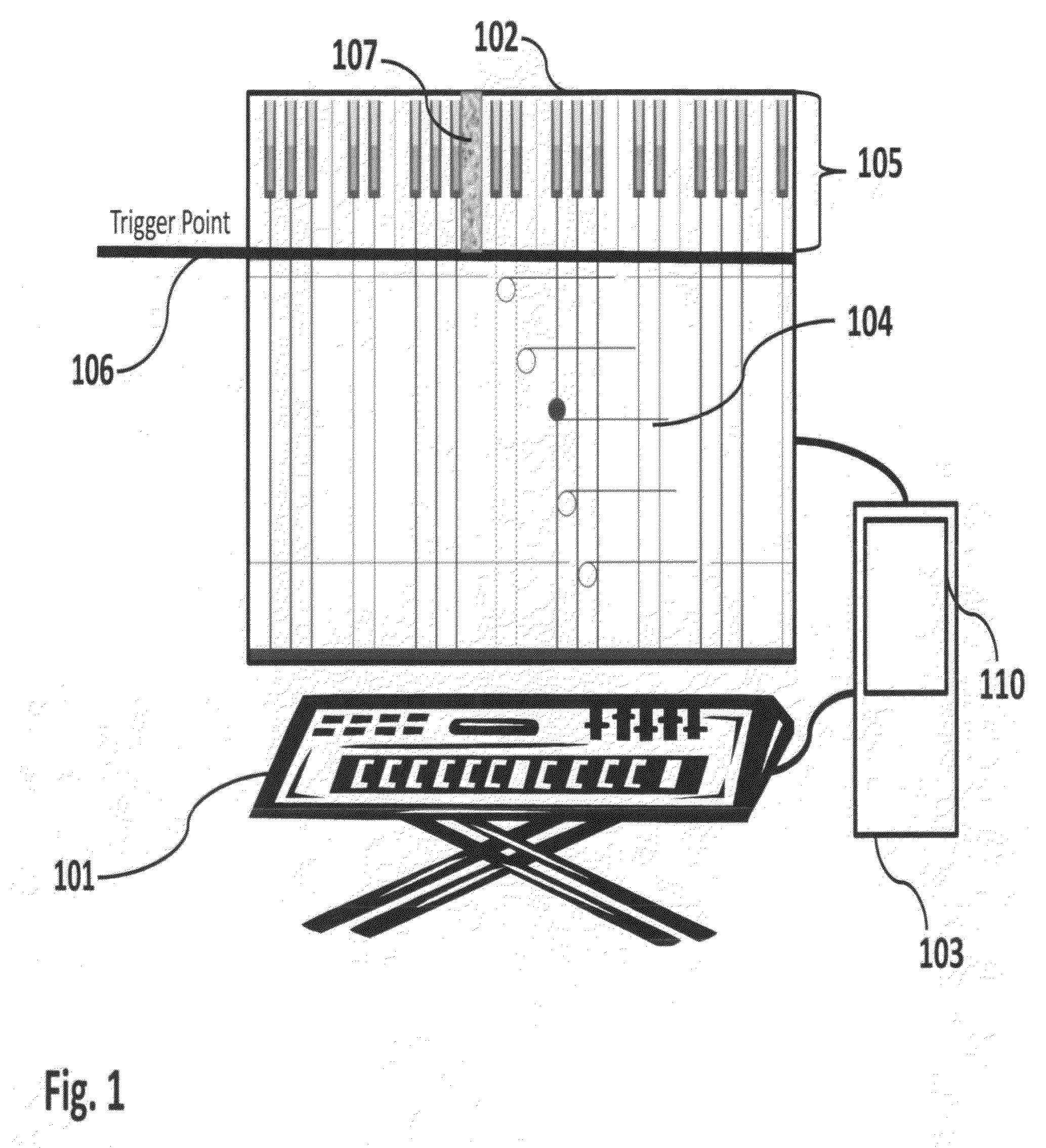 System and method for learning music in a computer game