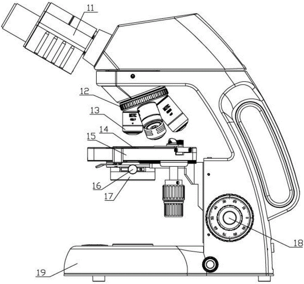 Microscope lighting system based on LED array