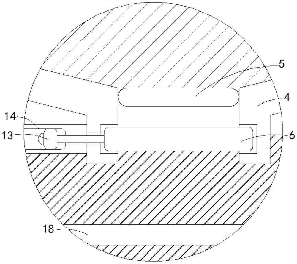 A graphene paint spraying device for repairing double-layer storage tanks