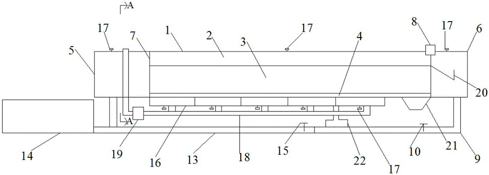 Surface water and underground water undercurrent exchange self-loop test device and usage method thereof