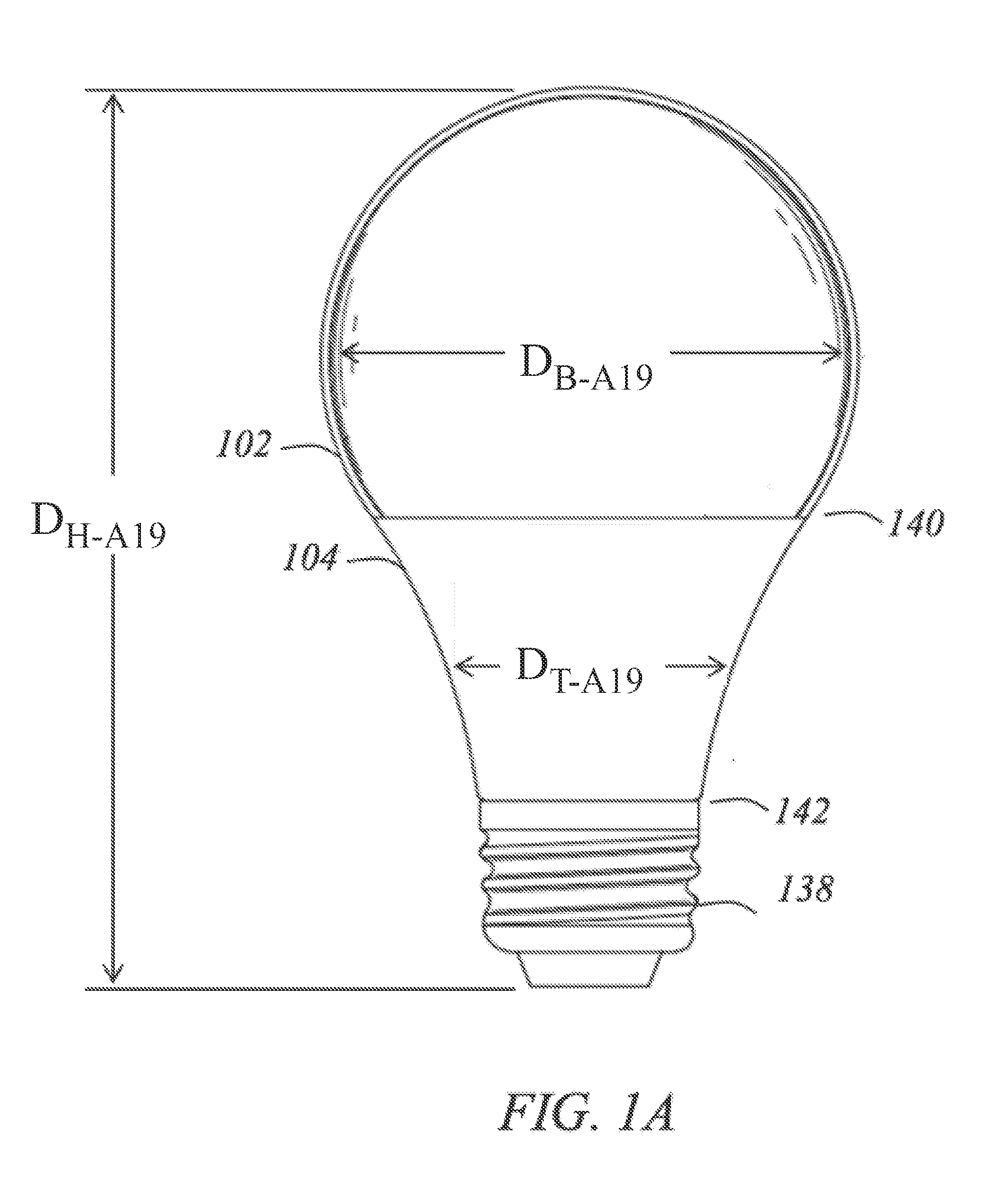 Induction RF fluorescent lamp with reduced electromagnetic interference