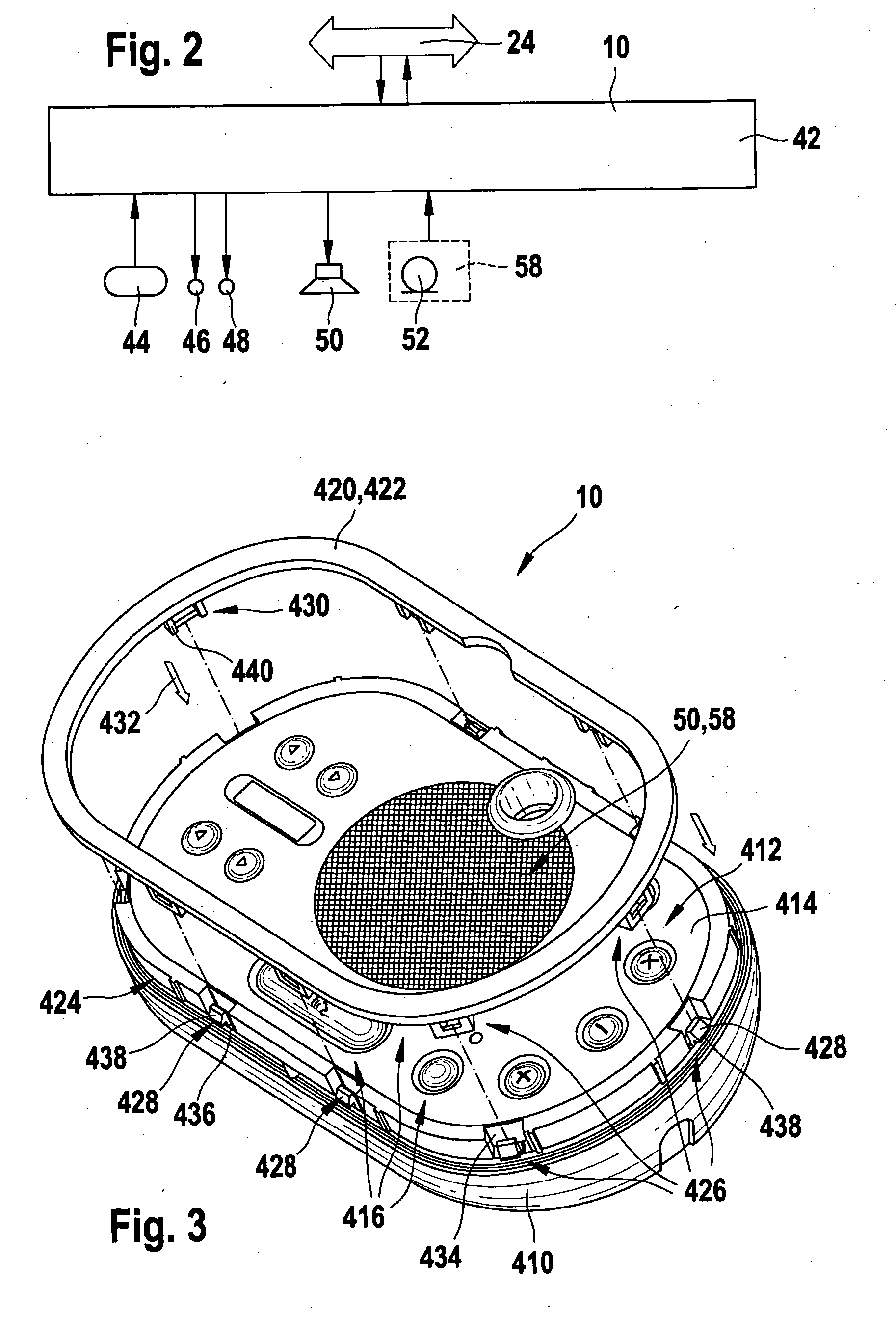 Discussion Unit with Removable Rim