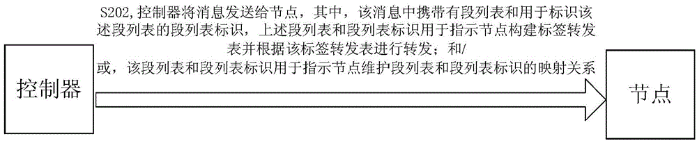 Tag structure and tag message forwarding method and device