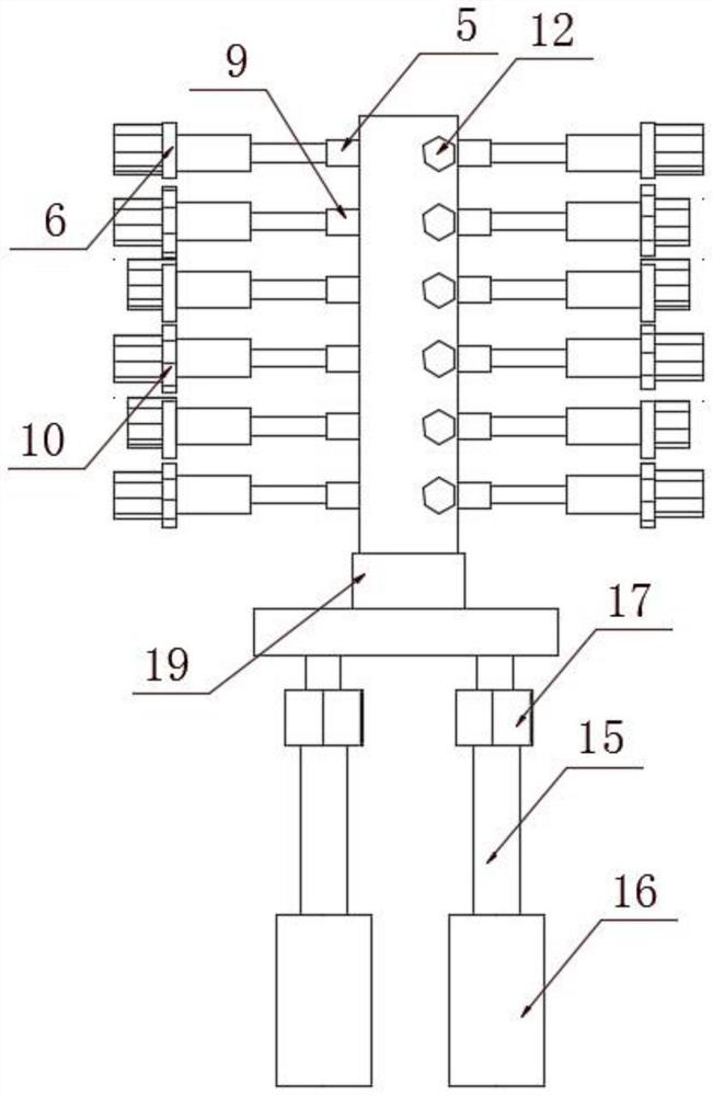 Grinding device for robot shell processing