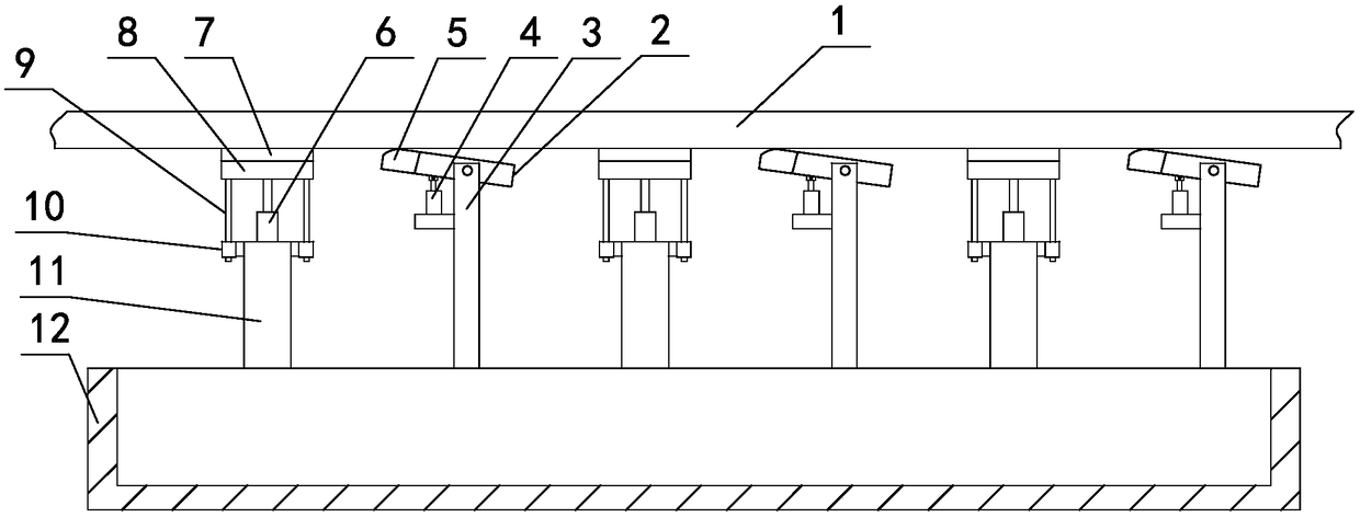 Fourdrinier section dewatering mechanism