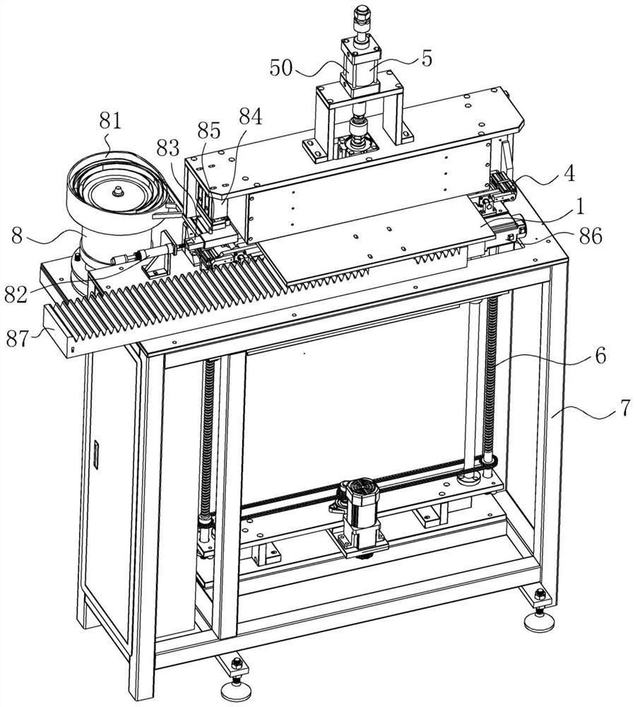 Automatic rubber cap pressing machine