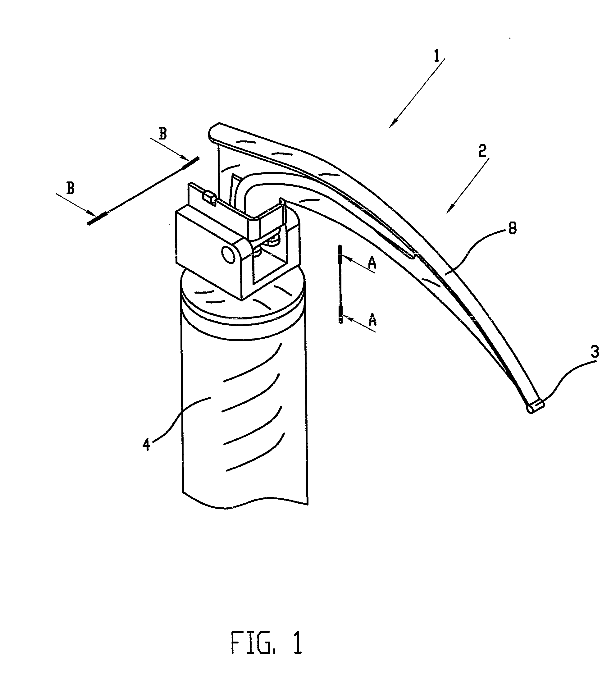 Metal laryngoscope blade