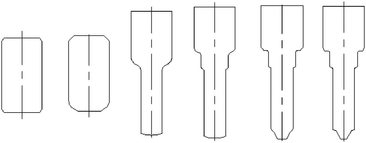 Cold extrusion forming process for nozzle needle valve body