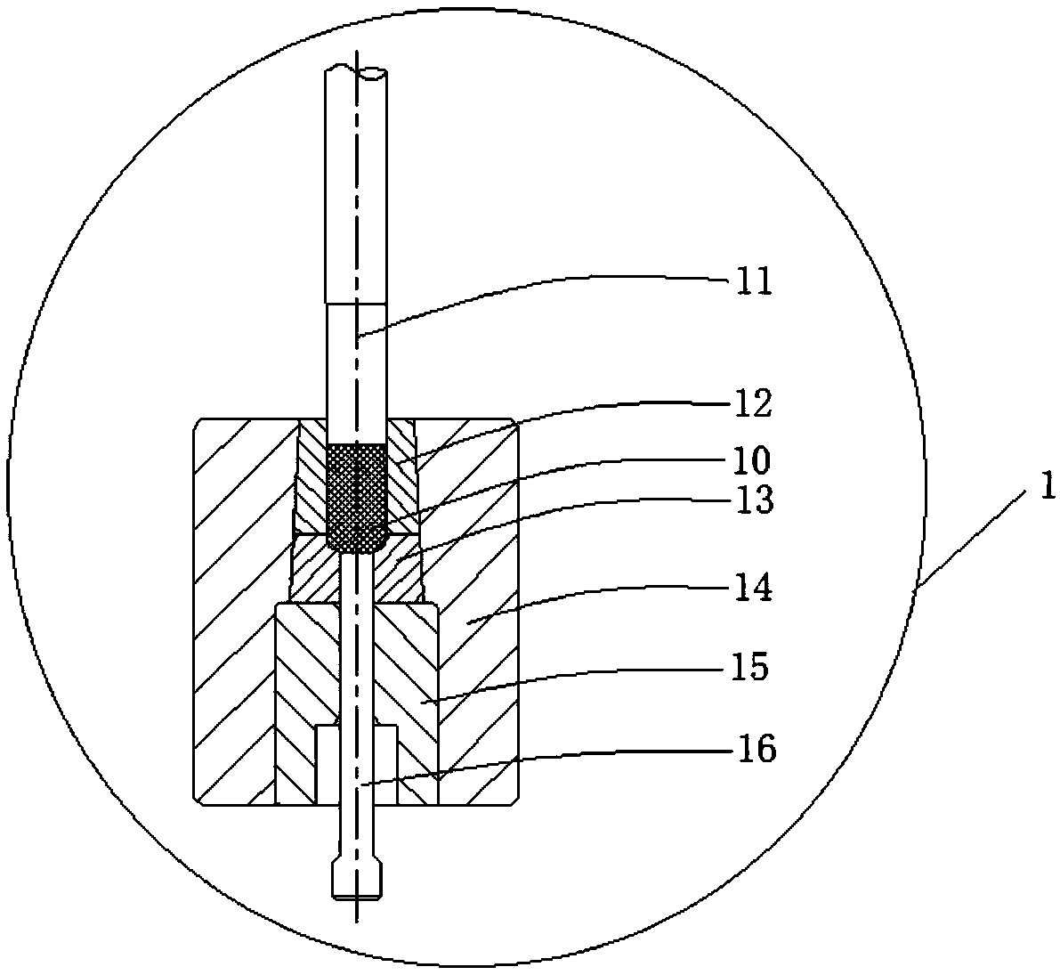 Cold extrusion forming process for nozzle needle valve body