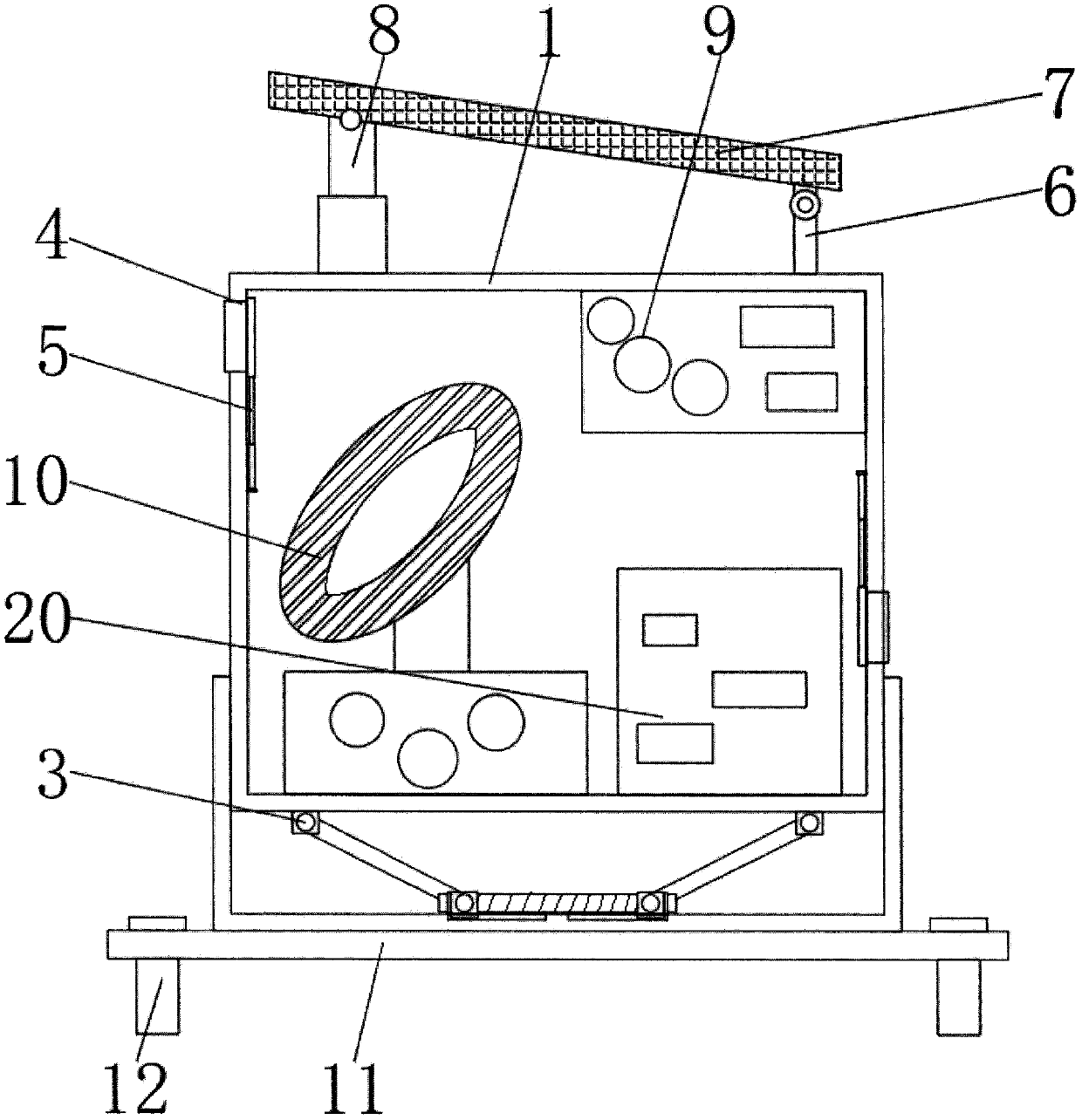 Positioning managing system and device for information construction