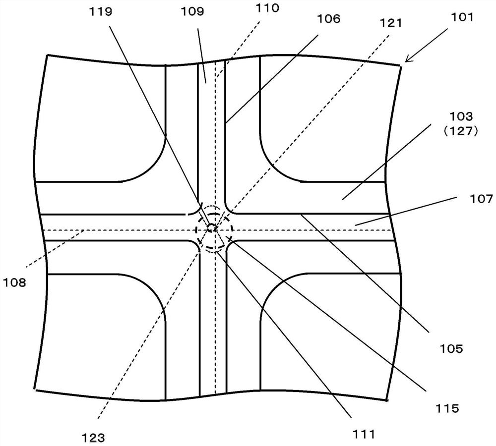 Multi-chip wiring substrate, wiring substrate