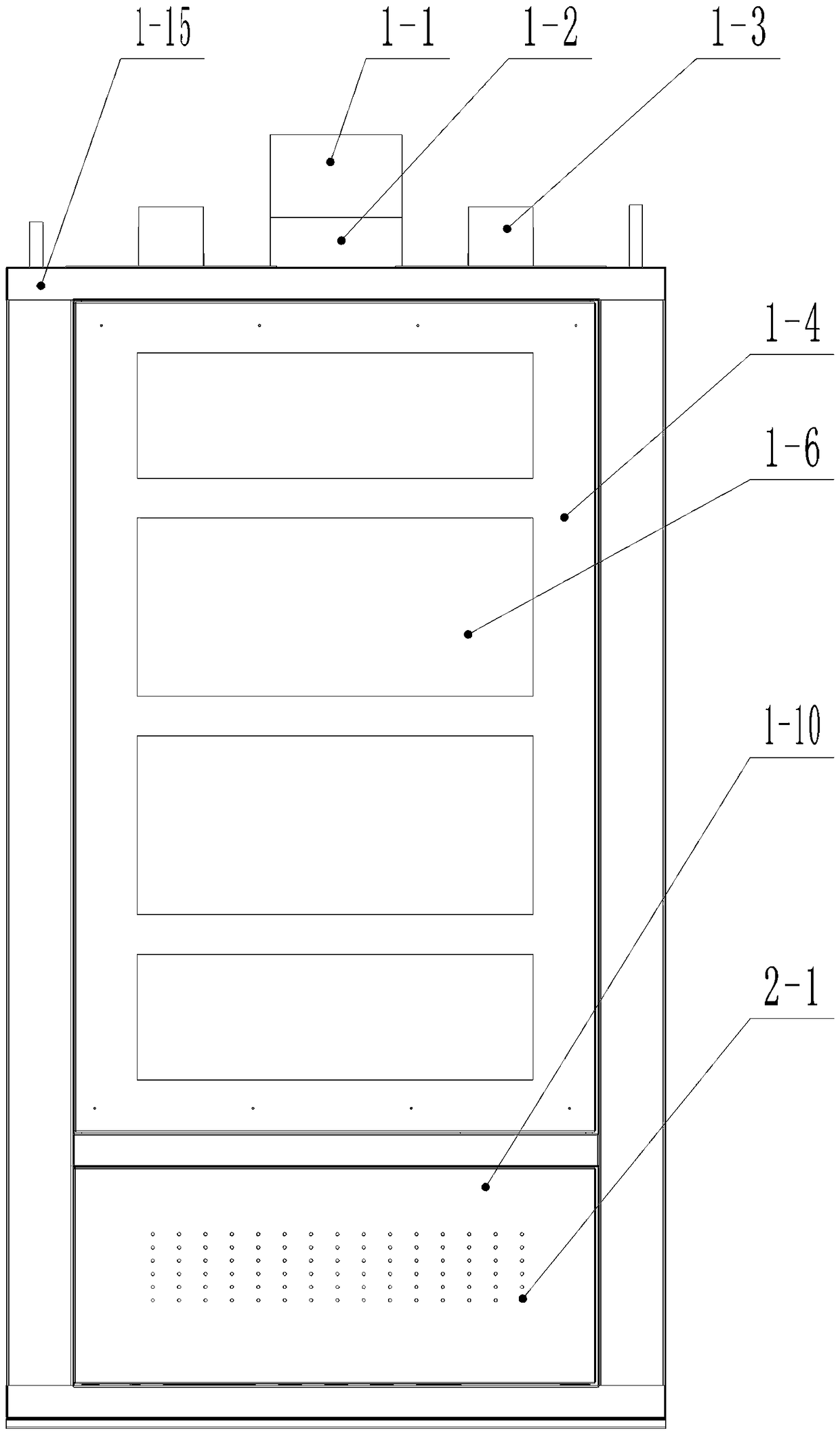 A cabinet type sprout vegetable cultivation device