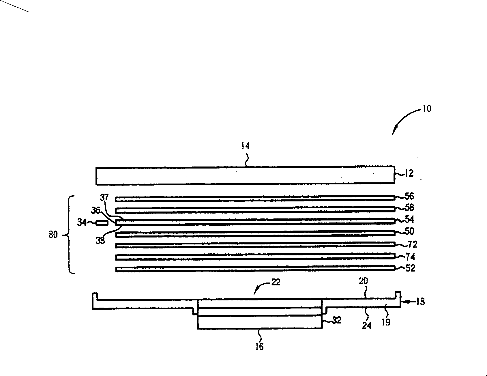 Display with double faces