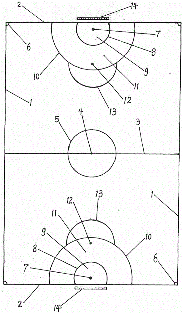 Warhead model attacking football field