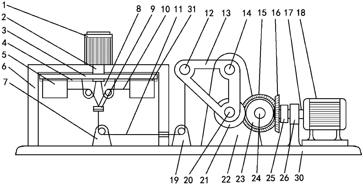 Novel rubber abrasion testing machine capable of inputting road spectrum parameters