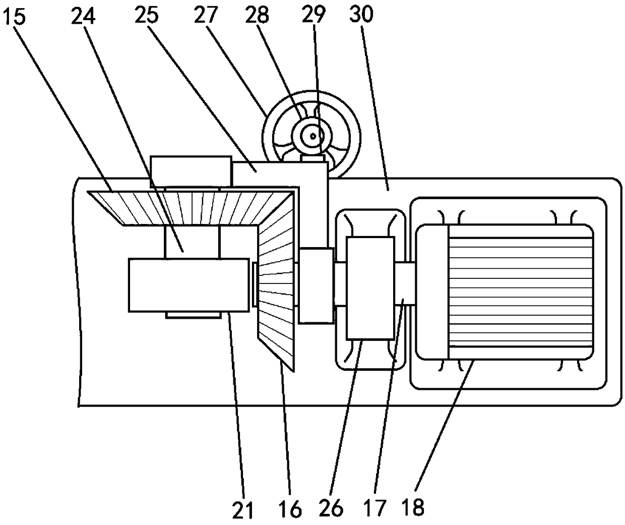 Novel rubber abrasion testing machine capable of inputting road spectrum parameters