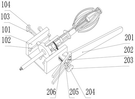 Automatic flushing type uterine curettage device for gynecology