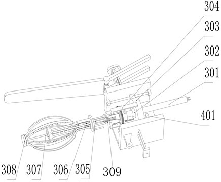 Automatic flushing type uterine curettage device for gynecology