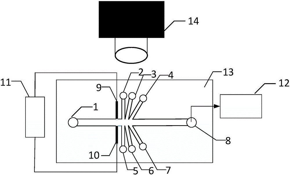 Method and apparatus for separating particles in lubricating oil based on micro-fluidic chip