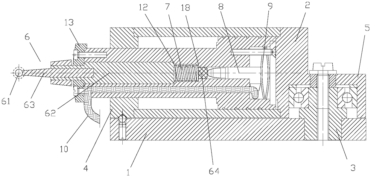 Gear indexing circle diameter positioning detection device