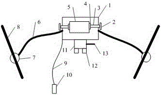 A motorcycle navigator support structure