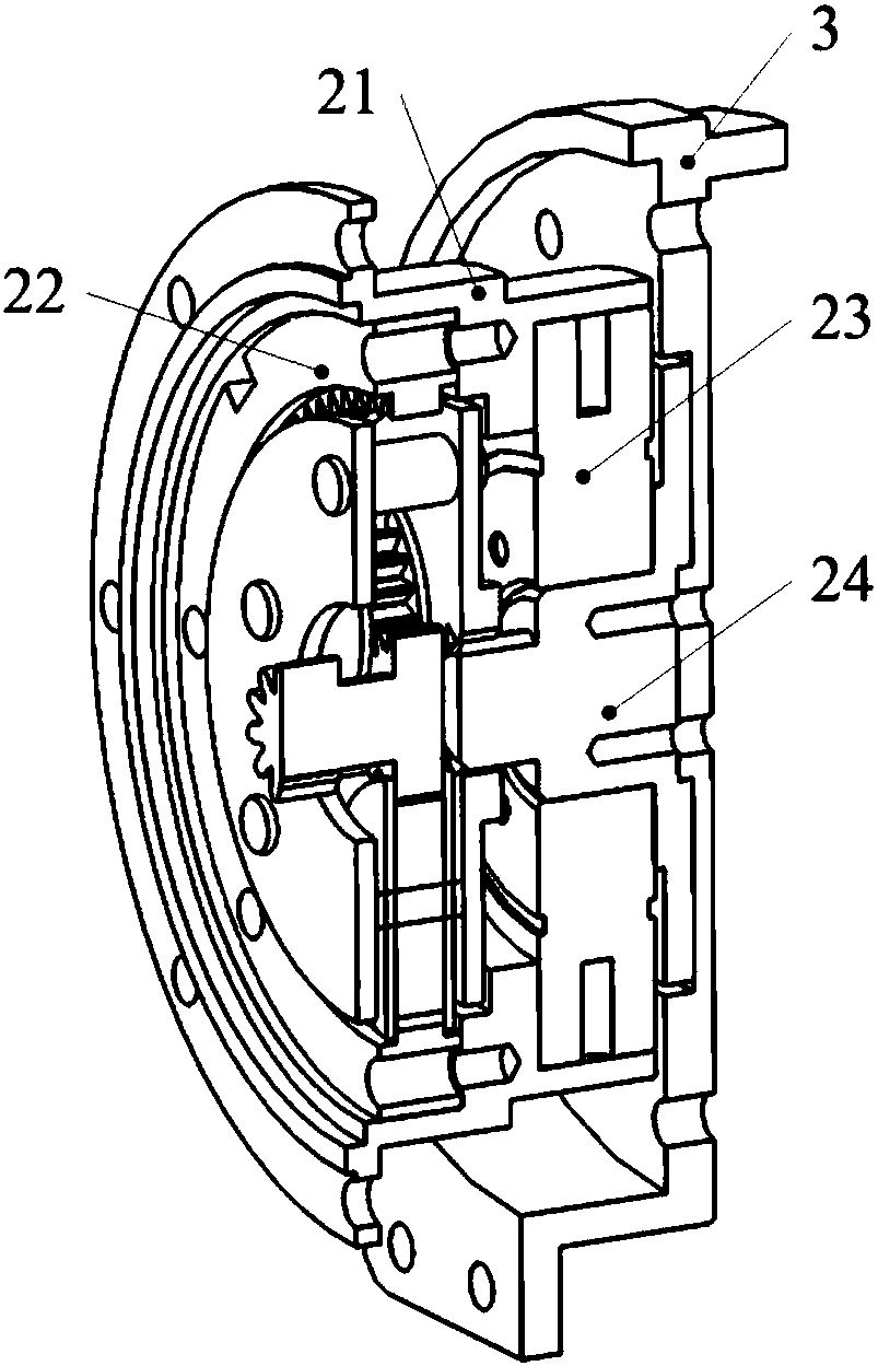 Single leg structure of electric quadruped robot