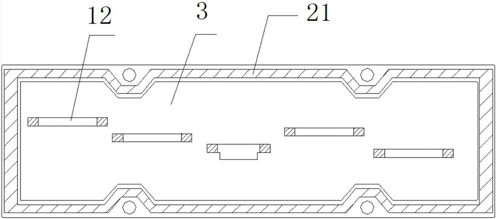 Dense bus duct socket device