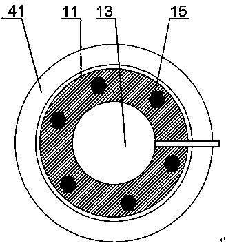 Neutron small angle scattering loading device for studying metal surface hydrogen corrosion